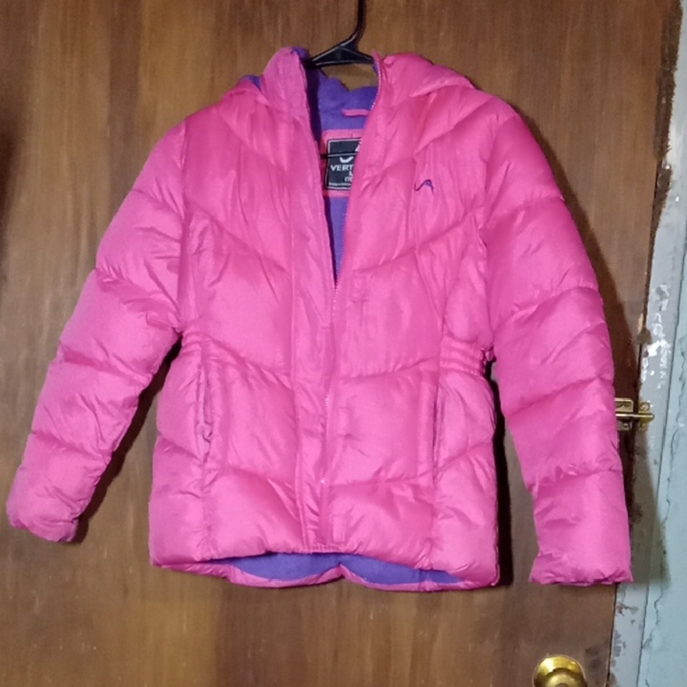 Kids Pink Puffer Jacket